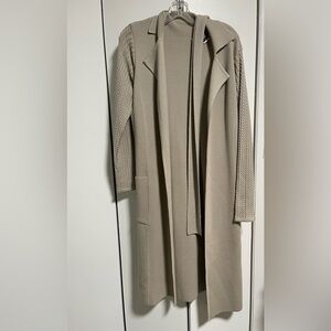 Rickie Freeman for Teri Jon Beige Trench Coat